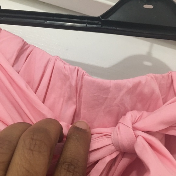 Eloquii pink full midi skirt - Picture 3 of 8